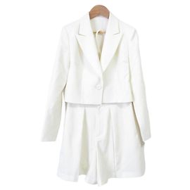 Autre Marque Loulou Willoughby LUMANO TWILL setup White Eggshell