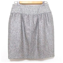 Mini saia de tweed Chanel Coco Mark Saia de lã Multicor