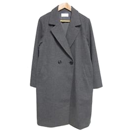 Autre Marque GLOBAL WORK Houndstooth Stretch Coat Brown