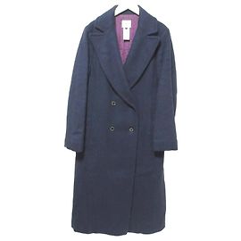 Autre Marque Sov. DOUBLE STANDARD CLOTHING Alpaka-Mantel Blau Marineblau