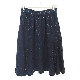 Autre Marque Saia de malha flare Rene Azul