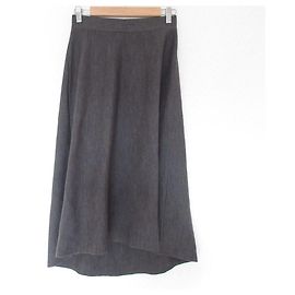 Autre Marque Saia de malha flare Spick and Span Marrom
