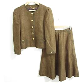 Autre Marque Leilian Silk Wool Setup Brown
