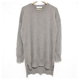 Max Mara Leisure Strick-Tunika-Pullover Beige