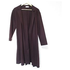 Autre Marque RIVE DROITE Asshuku Smooth Henkei Chester Coat Coat Brown Dark red