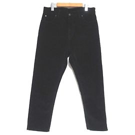 Stella Mc Cartney Stella McCartney Moleskin Cotton Straight Long Pants Black
