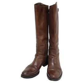 Autre Marque Botas longas de couro Sartore Marrom