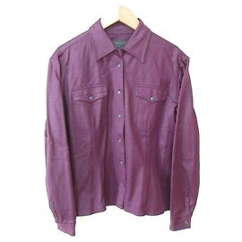 Camicia a maniche lunghe Versace Jeans Signature Porpora