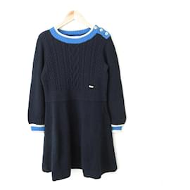 Autre Marque Strickkleid BLUE LABEL CRESTBRIDGE Blau Marineblau