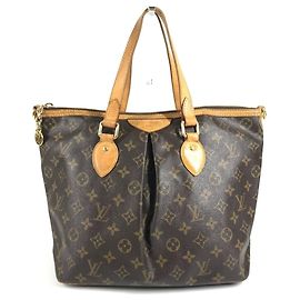 Sac à main Louis Vuitton Monogram Palermo PM Marron