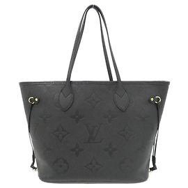 Bolso Louis Vuitton Monogram Empreinte Neverfull MM Negro