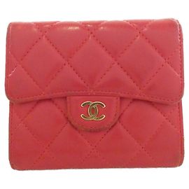 Chanel Timeless Classic Line 82288 Wallet Pink