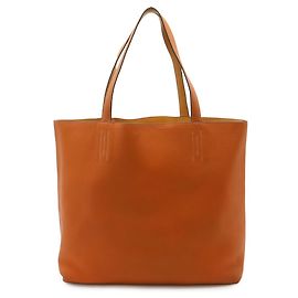 Hermès Sac cabas Hermes Double Sens 45 Orange Jaune