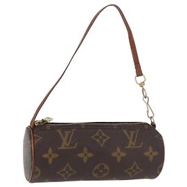LOUIS VUITTON Monogram Papillon Pouch LV Auth 179842 Monograma
