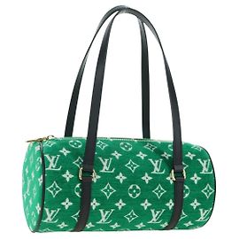LOUIS VUITTON Monogram Jaguar Papillon Hand Bag Green M46206 LV Auth 178544SM Vert