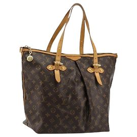 LOUIS VUITTON Monogram Palermo GM Tote Bag M40146 LV Auth ep14586 Monogram