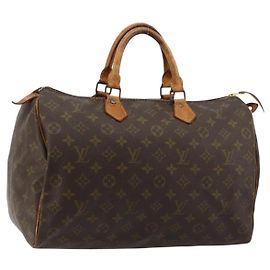 LOUIS VUITTON Bolsa Monogram Speedy 35 M41524 LV Auth 177252 Monograma