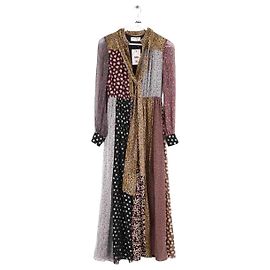 Abito Saint Laurent in seta multicolore Multicolore