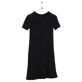 Eric Bompard Schwarzes Kleid Schwarz