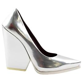 Céline Talons argentés Argenté