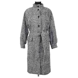 The Kooples Schwarzer Mantel Schwarz