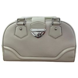 Borsa Louis Vuitton Bowling Montaigne GM Pelle Epi Avorio Altro