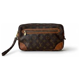 Clutch Louis Vuitton Beautiful Marly Dragonne con un bonito Monogram e Inventario. Otro