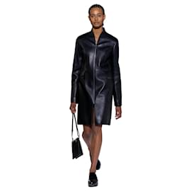 Hermès Abrigo de piel de cordero Primavera 2021 Negro