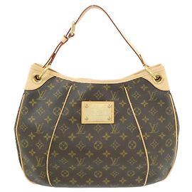 Sac à épaule Louis Vuitton Monogram Galliera PM Marron