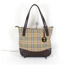 Sac cabas Nova Check Shadow Horse de Burberry Beige