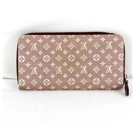 Carteira Mini Zippy Monogram Rosa Louis Vuitton Rosa