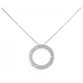 Cartier Love Halskette Halb Diamant Andere