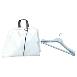 Hermès Canvas Garment Bag with Hanger Cream