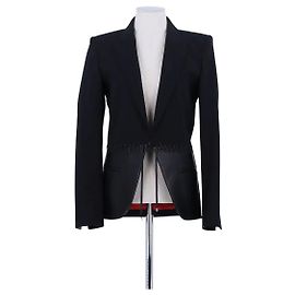 Barbara Bui Blazer aus Wolle Schwarz Schwarz
