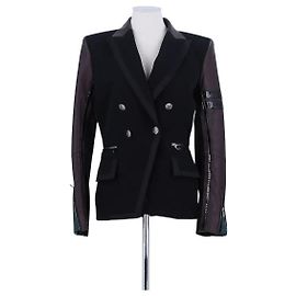 Barbara Bui Black Wool Blazer M Black