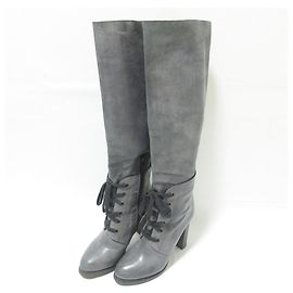 Chloé Botas largas de cuero Chloe Castaño