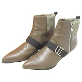 Hermès Botas curtas de couro SHOCKY Hermes Marrom