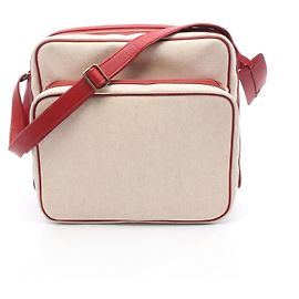 Hermès Borsa a tracolla Hermes Victoria Toile H Rosso Beige Crudo