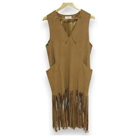 Autre Marque Robe aspect daim MACPHEE Beige