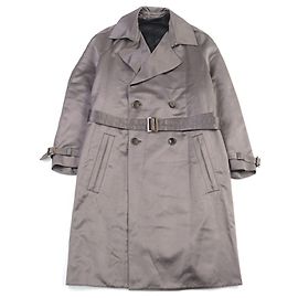 Dior Technical cotton satin Trench Coat Brown Grey