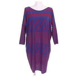 Issey Miyake PLEATS PLEASE A-POC Allover One Piece Rot Blau
