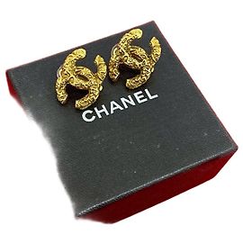 Chanel Coco Mark Ohrringe Golden