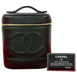 Borsa Chanel in pelle Caviar Nero
