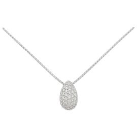 Autre Marque Collana con Diamanti Au750 Argento
