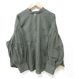 Autre Marque MIRKO BERTOLA Langarmbluse Grün Khaki