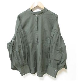 Autre Marque MIRKO BERTOLA Blusa a Maniche Lunghe Verde Cachi