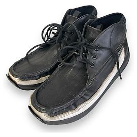 Botas Chukka Visvim Botas de couro Preto Branco
