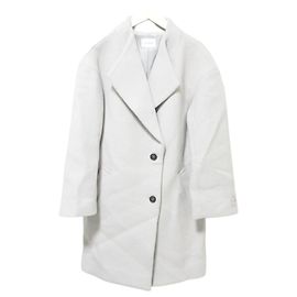 Autre Marque Doux archives PECOLAMB Wool Long Single Coat Brown Grey
