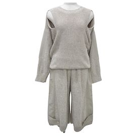 Stella Mc Cartney Stella McCartney Cutwork Strick-Set 2way Beige