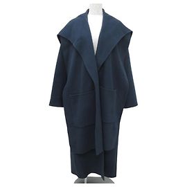 Autre Marque Abrigo 2way con capucha y estola ETRE TOKYO Azul Azul marino